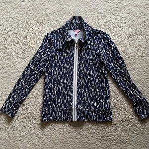 Lilly Pulitzer Fish Collared Zip Up
